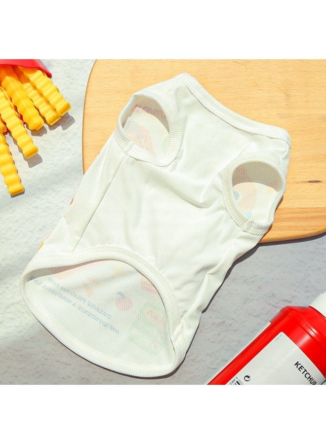 Breathable Pet Clothes for Cats & Dogs, Cute Summer Outfit, Comfortable Wear, Size S - Image 3