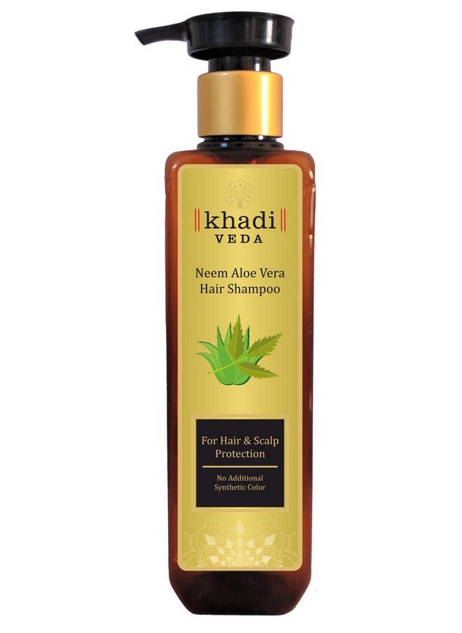 khadi veda - Neem & Aloe Vera Hair Shampoo 200Ml Each (Pack Of 1) - Image 1