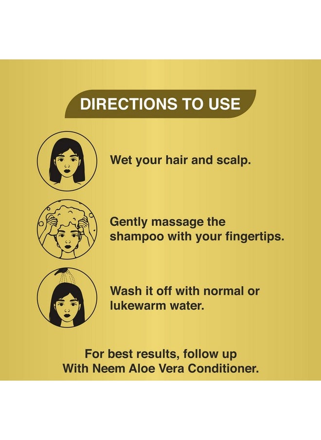 khadi veda - Neem & Aloe Vera Hair Shampoo 200Ml Each (Pack Of 1) - Image 1