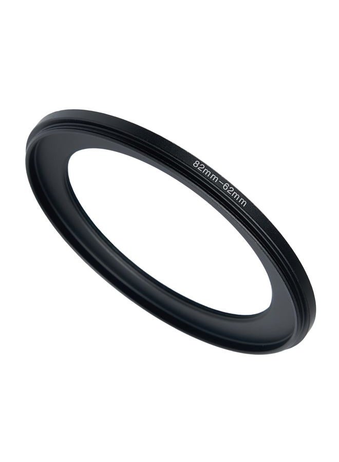 GZNLY Step-up Adapter Rings for Camera Lens Filter Adapter Black Metal Step Down Filter Ring Lens Converter Accessory (82mm-62mm) - Image 1