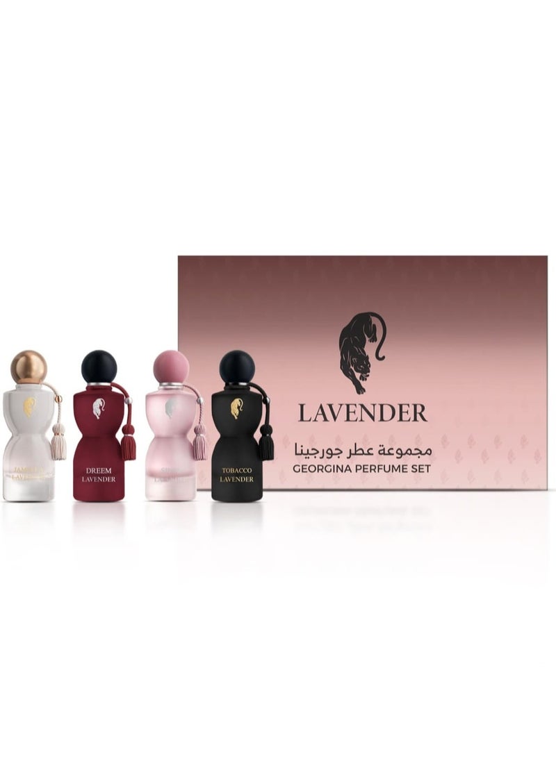 Lavender Georgina perfume set 