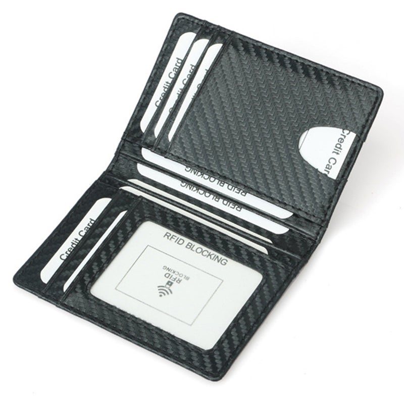 3pcs Wallet Casual Simple Purse Multi-cards Wallet Organizer for Men Business (Black) - Image 5