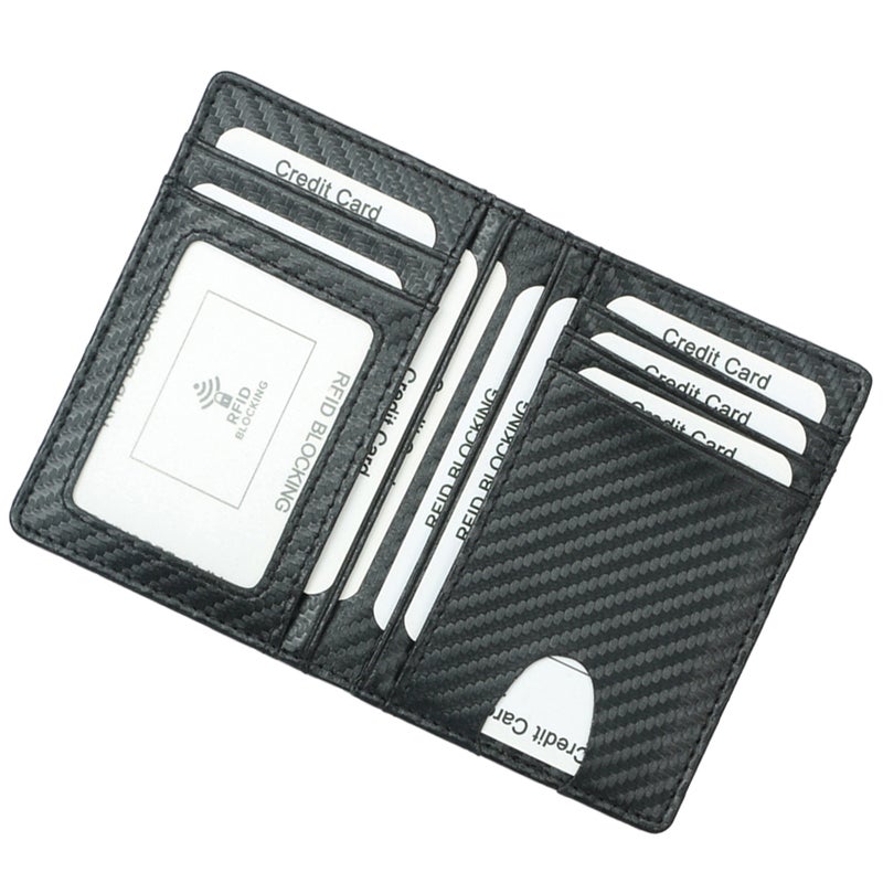 3pcs Wallet Casual Simple Purse Multi-cards Wallet Organizer for Men Business (Black) - Image 4