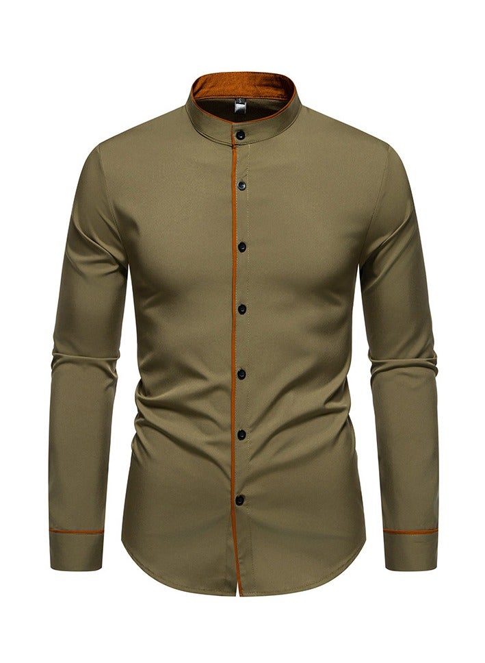 Shougu Men's Design Long Sleeved Shirt - Image 1