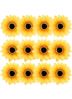 12 Pieces Sunflower Hair Clips Alligator Pins Accessories 39 inches for Wedding Party Boho Beach Photography Christmas Decorations