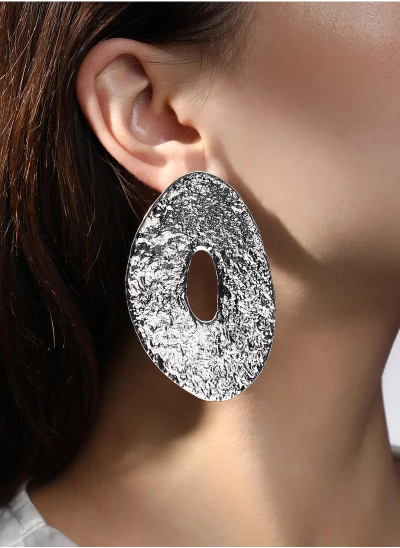 سوهي Women's The Hammered-Halo Drop Earrings