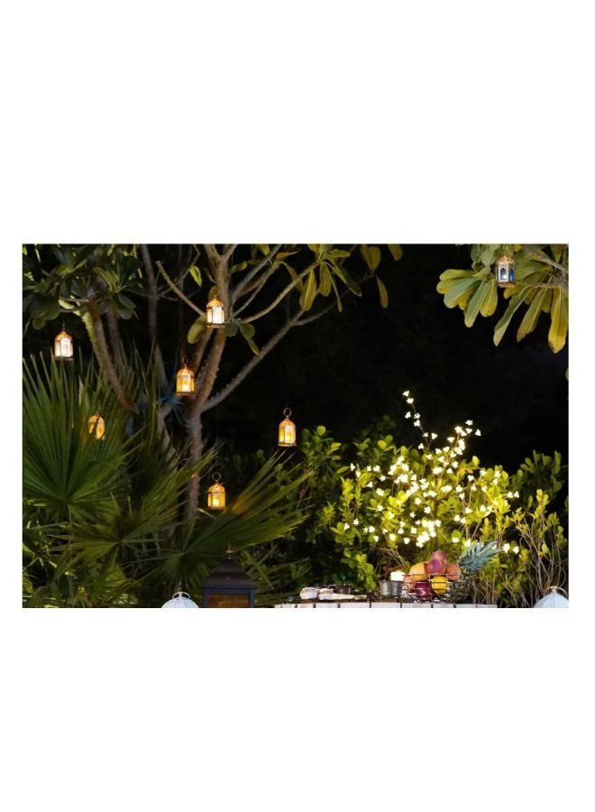 فانوس زينة للعيد ورمضان ذهبي - Image 3