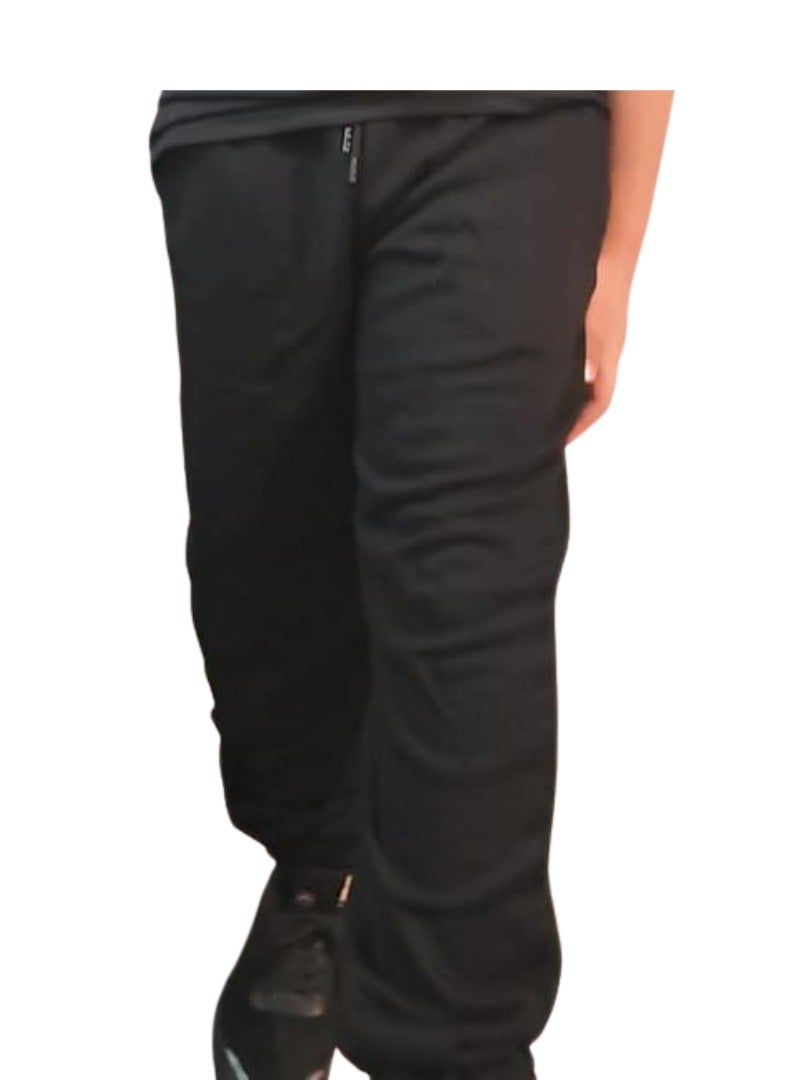 Black Jogger Sweatpants for Boys, - Image 2
