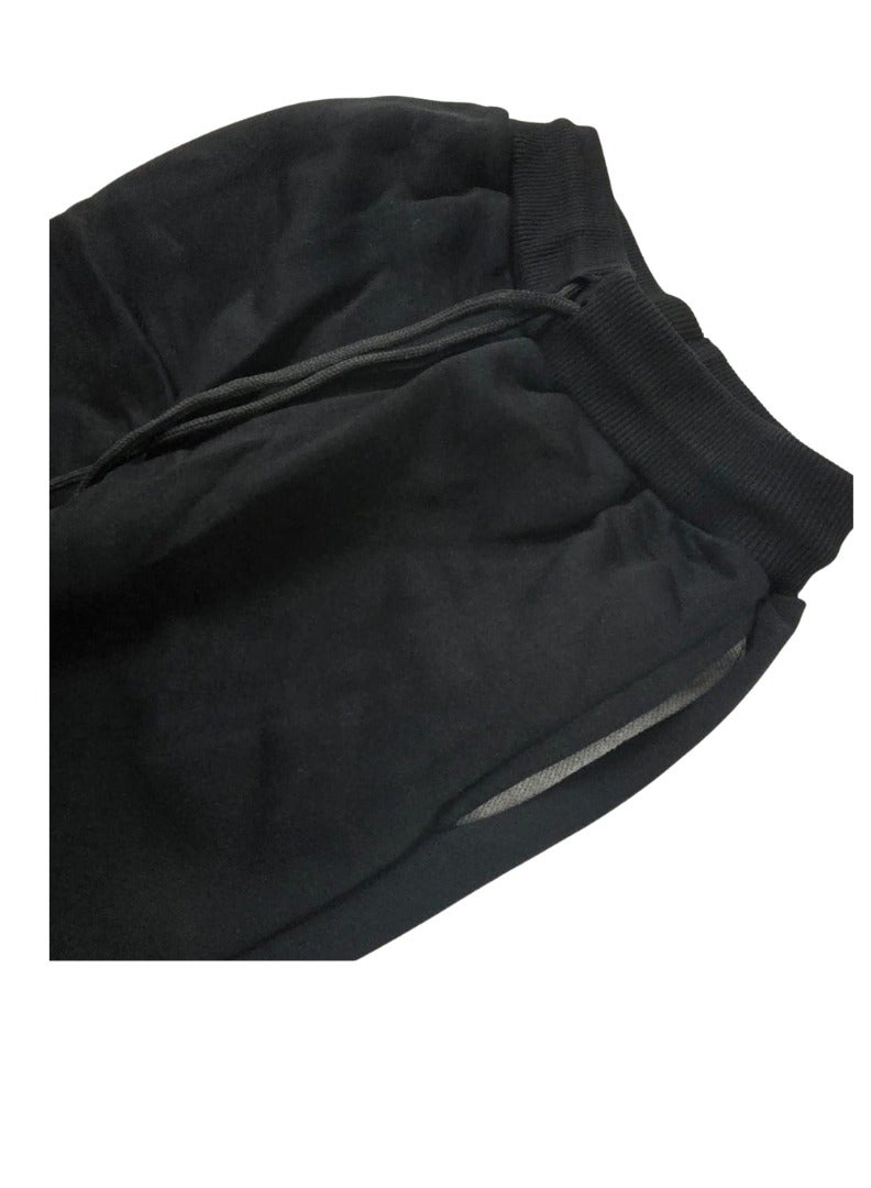 Black Jogger Sweatpants for Boys, - Image 4