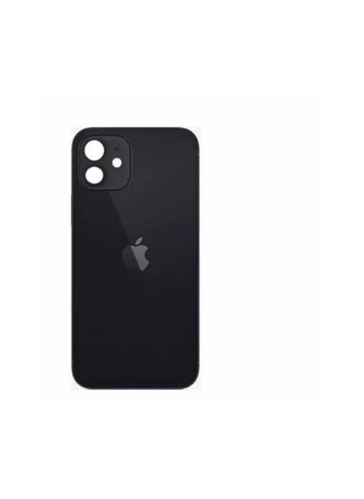 Generic - Replacement Back Glass iphone 12 mini black - Image 1