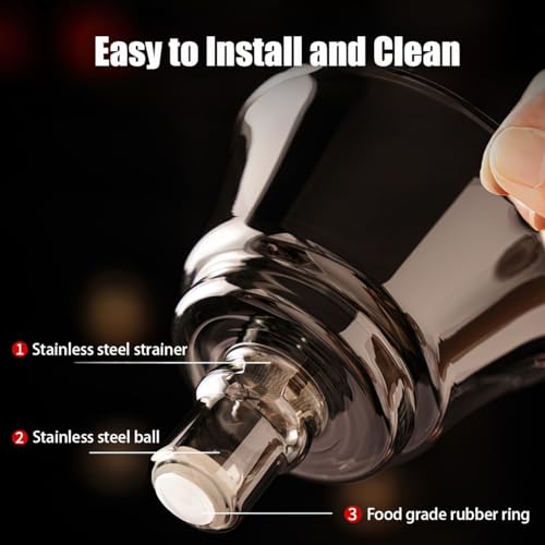 Miyxsin Glass Magnetic Tea Pot,Lazy Kungfu Drip Teapot with Infuser,Magnetic Water Diversion Rotating Cover Bowl Semi-Automatic Glass Teapot,Heat Resistant Kungfu Tea Set Coffee Set - Image 4