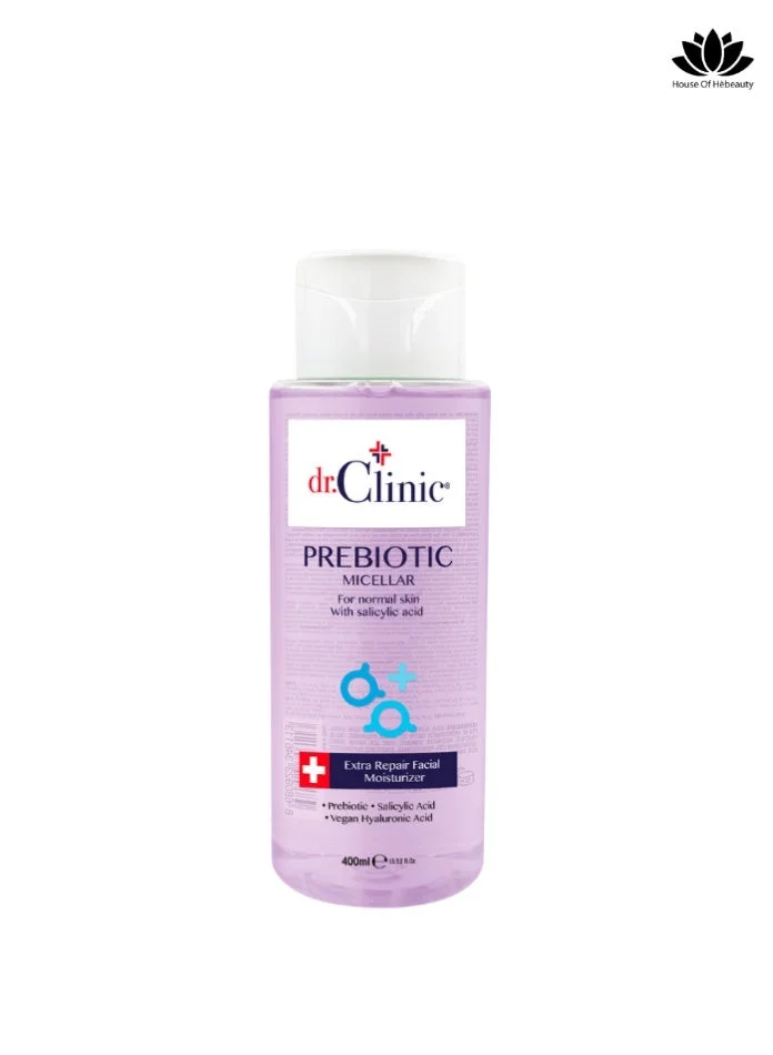 dr.Clinic مياه ميسيلار د.كلينيك بالبريبيوتيك وحمض الساليسيليك للبشرة العادية