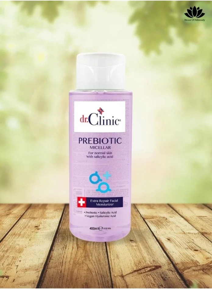 dr.Clinic مياه ميسيلار د.كلينيك بالبريبيوتيك وحمض الساليسيليك للبشرة العادية