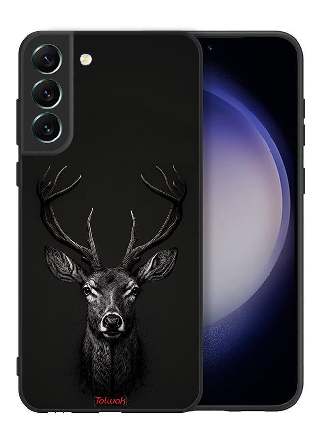 Tolwak Samsung Galaxy S21 FE 5G Protective Case Cover Deer Digital Art - Image 2