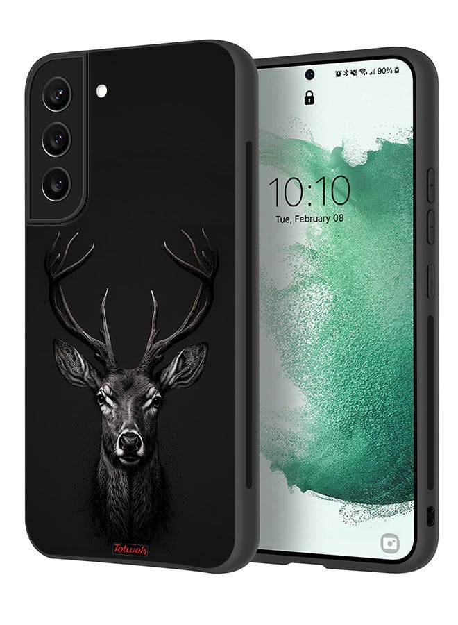 Tolwak Samsung Galaxy S21 FE 5G Protective Case Cover Deer Digital Art - Image 1