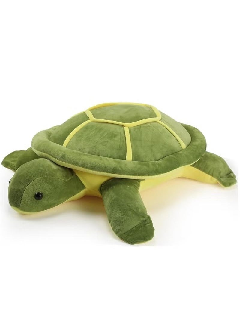 سلحفاة قطيفة - وسادة جسم قطيفة ناعمة، وسادة سلحفاة قطيفة، لعبة دمية حيوان فروي، هدية عيد الحب للأطفال - Image 1