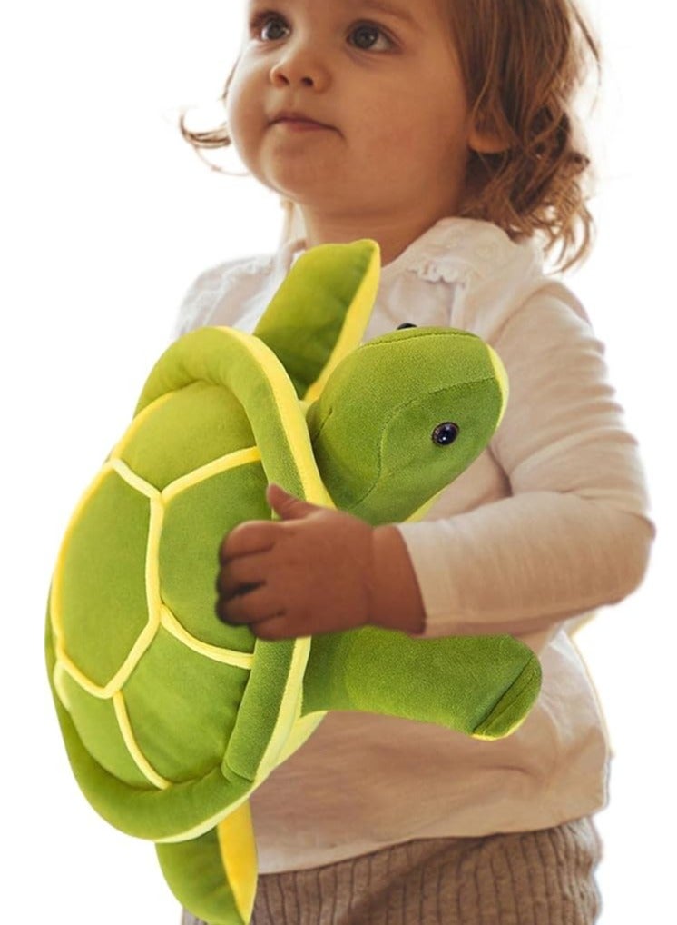سلحفاة قطيفة - وسادة جسم قطيفة ناعمة، وسادة سلحفاة قطيفة، لعبة دمية حيوان فروي، هدية عيد الحب للأطفال - Image 2