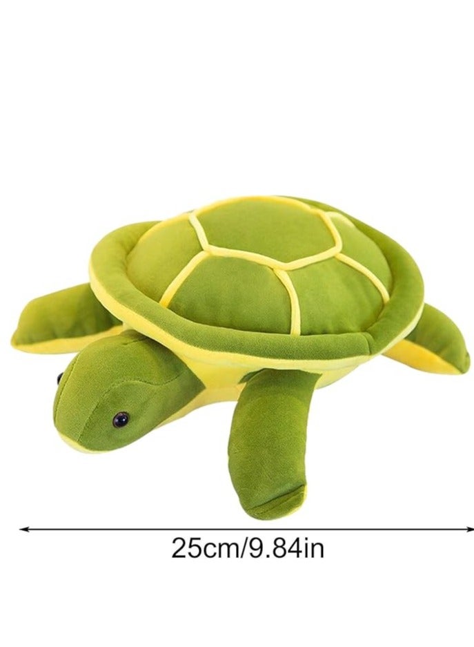 سلحفاة قطيفة - وسادة جسم قطيفة ناعمة، وسادة سلحفاة قطيفة، لعبة دمية حيوان فروي، هدية عيد الحب للأطفال - Image 5