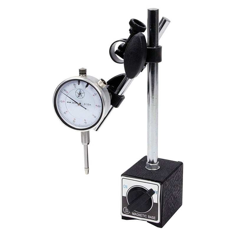 Allstar Performance ALL96414 0001 to 1 0001 Increment Dial Indicator with Magnetic Base