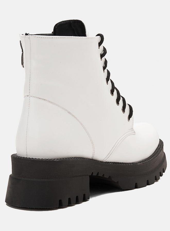 TGS Zip Up Laced Combat Boots  - Image 3