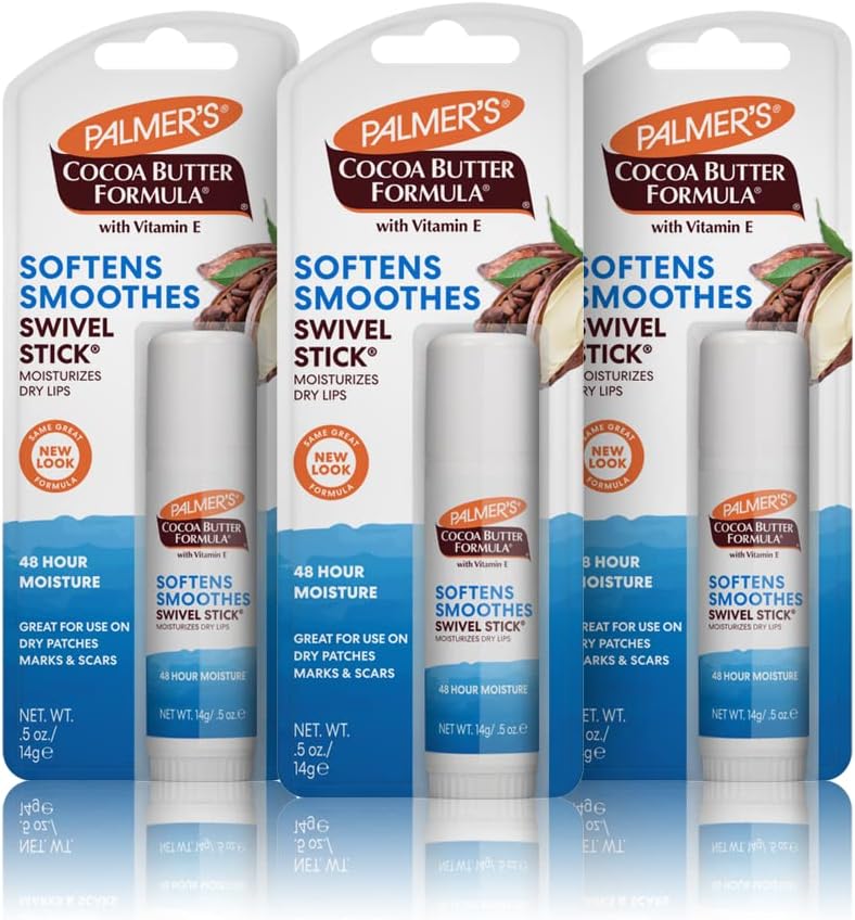 عبوة متعددة من عصا زبدة الكاكاو من بالميرز 3 × عصا زبدة الكاكاو 14 جرام