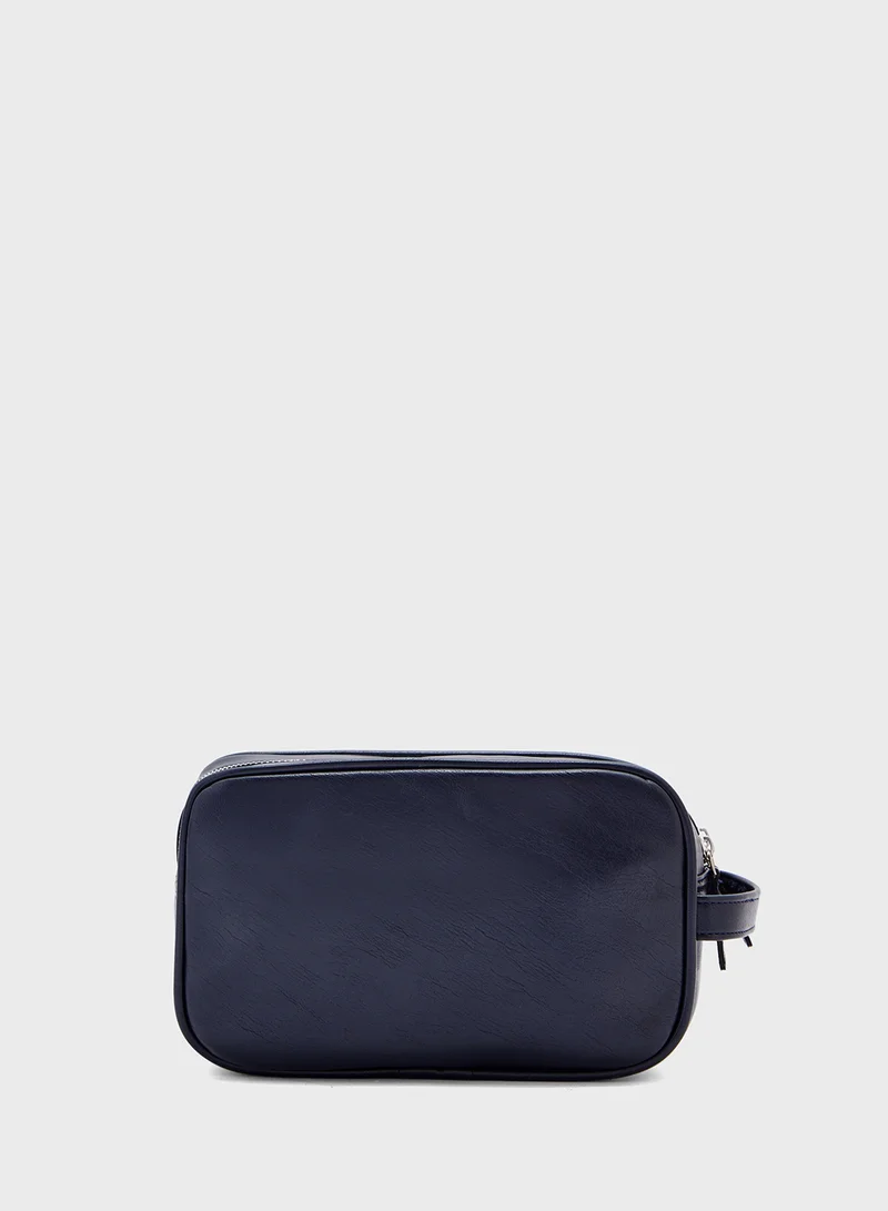 Robert Wood Dual Compartment Travel Kit Wash Bag
