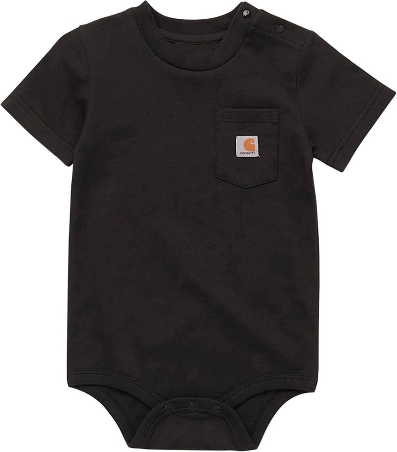 Carhartt Unisex Baby Short-sleeve Pocket Bodysuit - Image 1