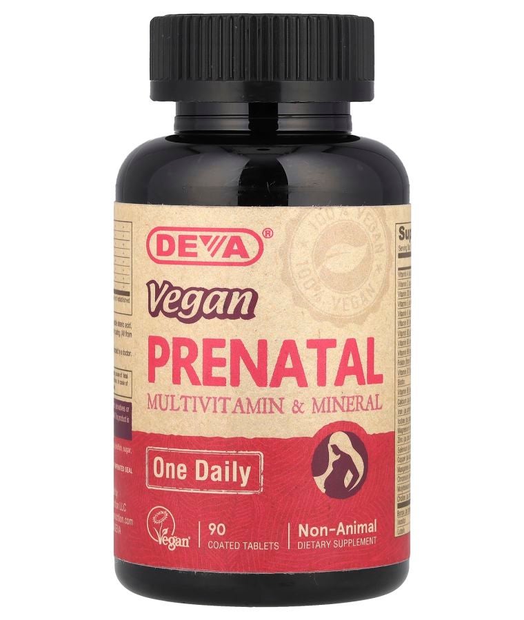 Deva Vegan Prenatal Multivitamin & Mineral One Daily 90 Coated Tablets