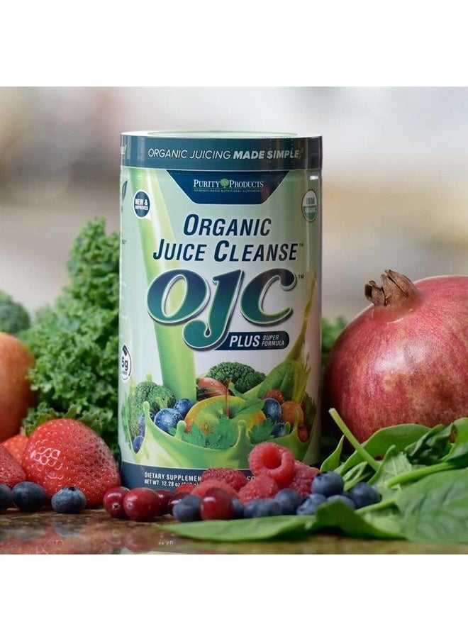 Purity Products - Certified Organic Juice Cleanse OJC Plus Berry Surprise - Purity Products - 30+ Organic Veggies and Fruits - 5 Grams of Fiber - Promotes Energy and Digestive Function - 12.28 oz - 348 g - 30 Servings - Image 1