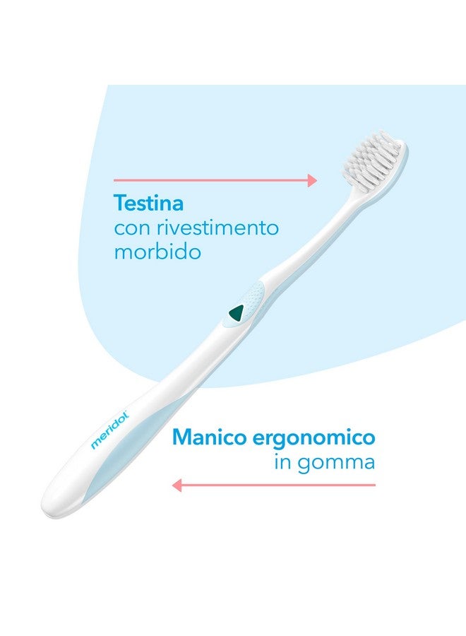 Meridol meridol Spazzolino Potezione Gengive 1 Confezione I Setole Morbide dalle estremità microfini e filamenti conici I Protegge dalle irritazioni gengivali I Manico ergonomico I Pulizia accurata e delicata - Image 4