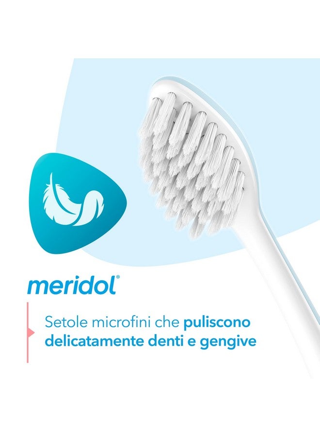 Meridol meridol Spazzolino Potezione Gengive 1 Confezione I Setole Morbide dalle estremità microfini e filamenti conici I Protegge dalle irritazioni gengivali I Manico ergonomico I Pulizia accurata e delicata - Image 2