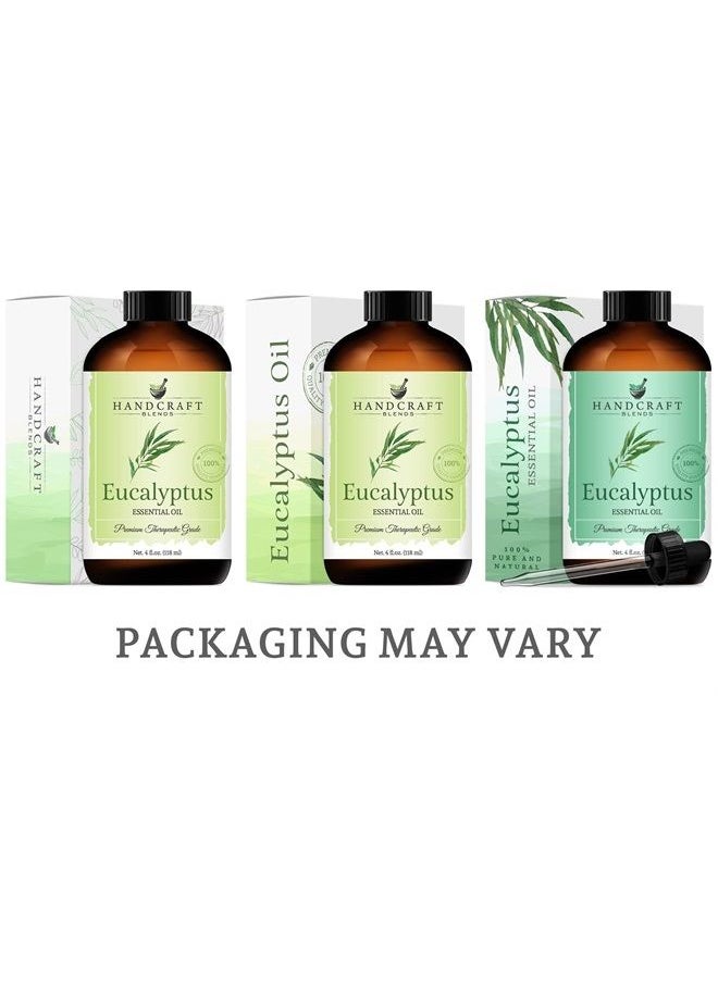 handcraft Blends Handcraft Eucalyptus Essential Oil - 100% Pure & Natural - Premium Therapeutic Grade with Premium Glass Dropper - Huge 4 fl. Oz  - Image 4