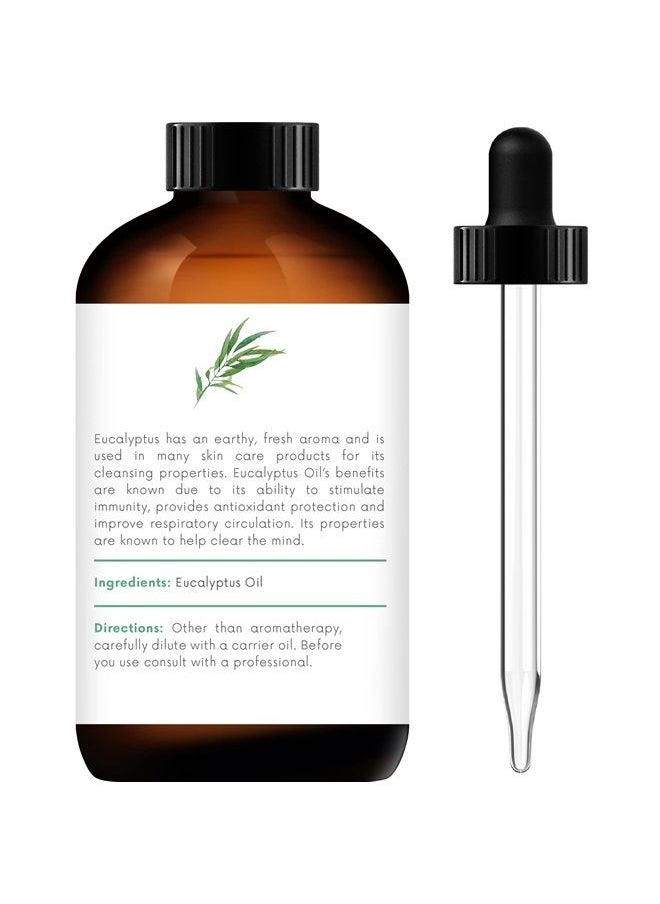 handcraft Blends Handcraft Eucalyptus Essential Oil - 100% Pure & Natural - Premium Therapeutic Grade with Premium Glass Dropper - Huge 4 fl. Oz  - Image 3