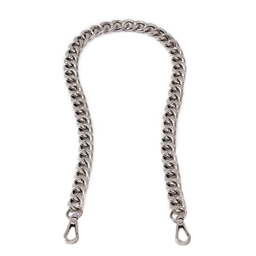 Xiazw Medium Size Fabulous Metal Shoulder Crossbody Purse Strap Replacement Bag Chain Accessories (26‘’, Silver) - Image 1