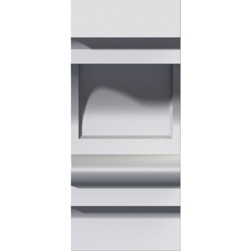 Ekena Millwork BKT03X04X08DI 3 1/2-Inch W x 4 1/4-Inch D x 8-Inch H Diane Bracket , White - Image 3