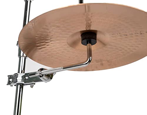 TUOREN Drum Extension Clamps Holder Cymbal Boom Arm Mounting Bracket for Drum Set Parts Hardware Silver - Image 4