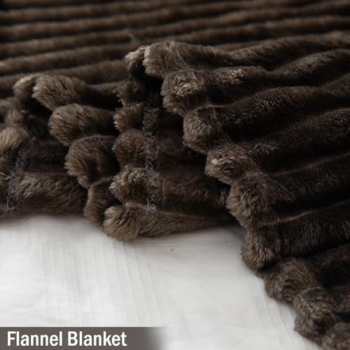 HOKIPO Fleece AC Blanket Double Bed Queen, 200x230 cm / 6.5x7.5 feet, Copper (AR-4917-CPR) - Image 5