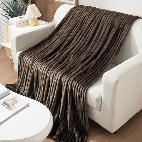 HOKIPO Fleece AC Blanket Double Bed Queen, 200x230 cm / 6.5x7.5 feet, Copper (AR-4917-CPR) - Image 4