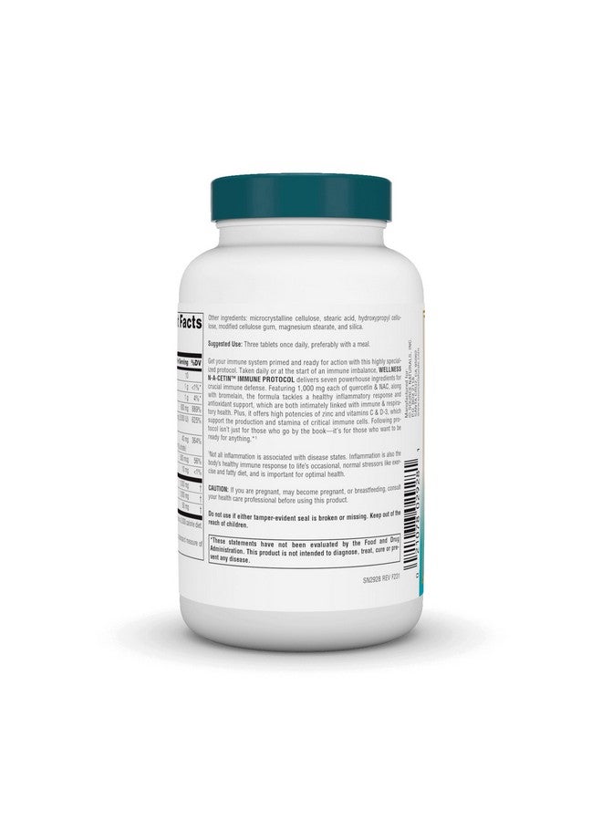Source Naturals Wellness N-A-Cetin Immune Protocol, Crucial Immune Defense* - 90 Tablets - Image 3