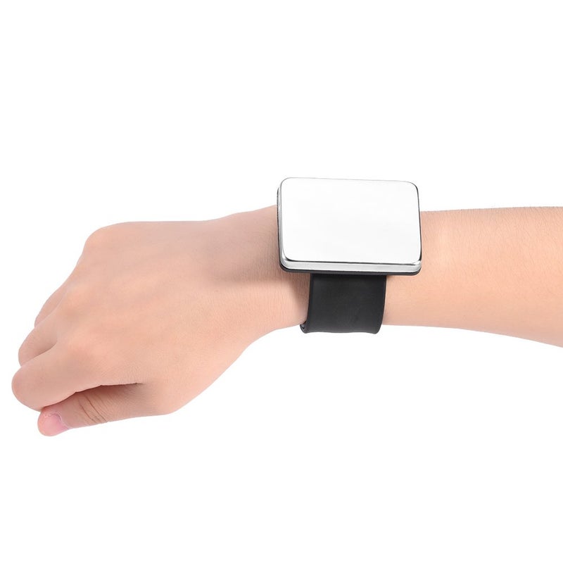 Filfeel Magnetic Wrist Band, Hairpin Hair Grip Holder Hair Clip Collector Hairdressing Accessory(Black) - Image 1