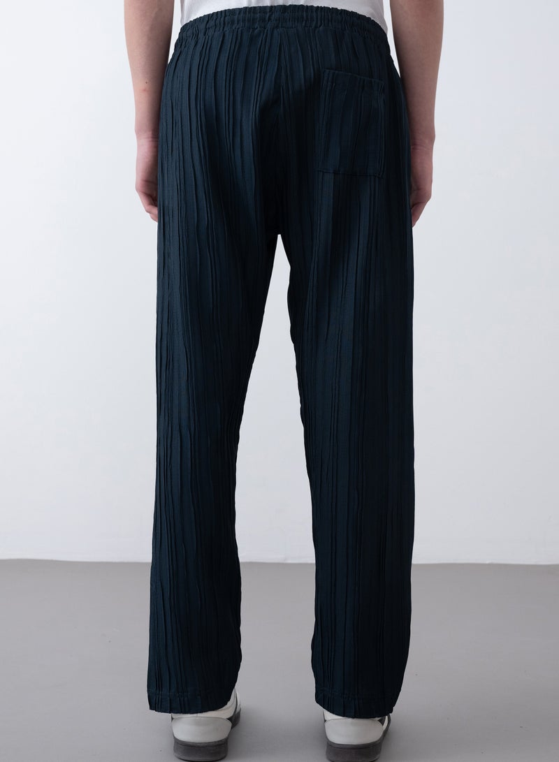 Marrakech Draw String Casual Trousers For Men – – Black - Image 2