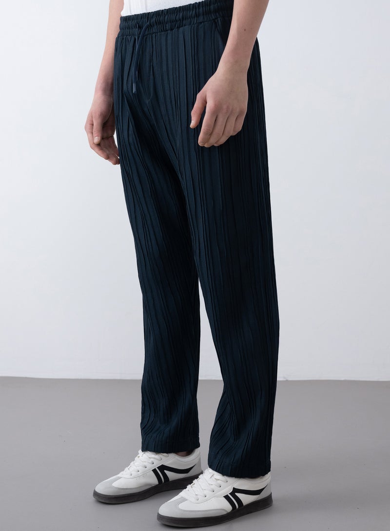 Marrakech Draw String Casual Trousers For Men – – Black - Image 1