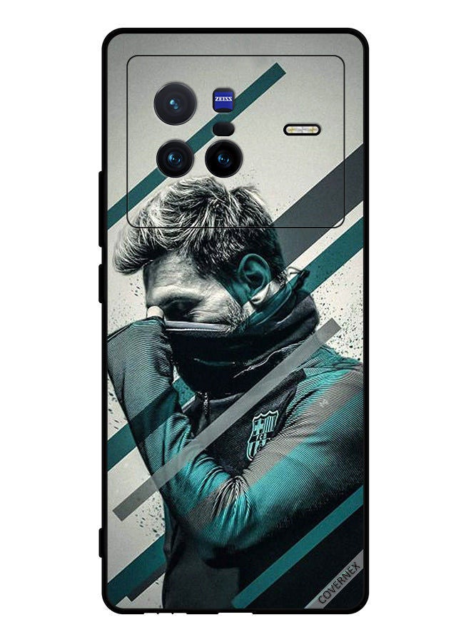 Covernex Protective Case Cover For vivo X80 Messi Hiding Face  - Image 1