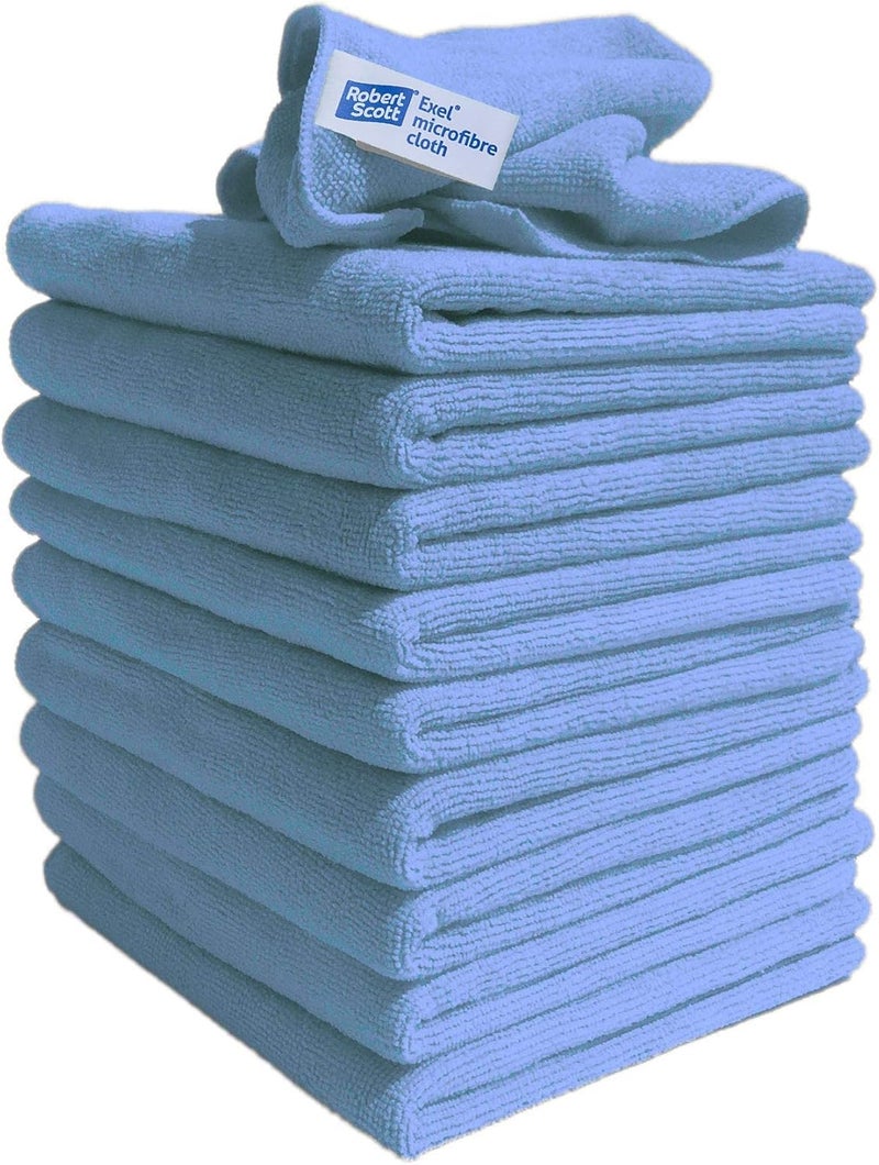 Exel Lint Free Microfibre Super Magic Cleaning Cloths - 10 Pack - Image 2