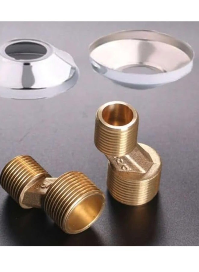 Centric brass shower mixer set (Kartek mixer) - Image 1