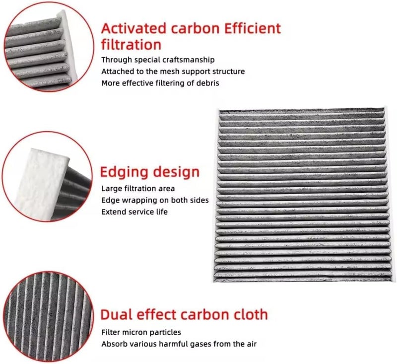 YS Cabin Air Filter for Chevy, GMC, Cadillac & Buick Models - Replacement Part 13356914 - Image 3