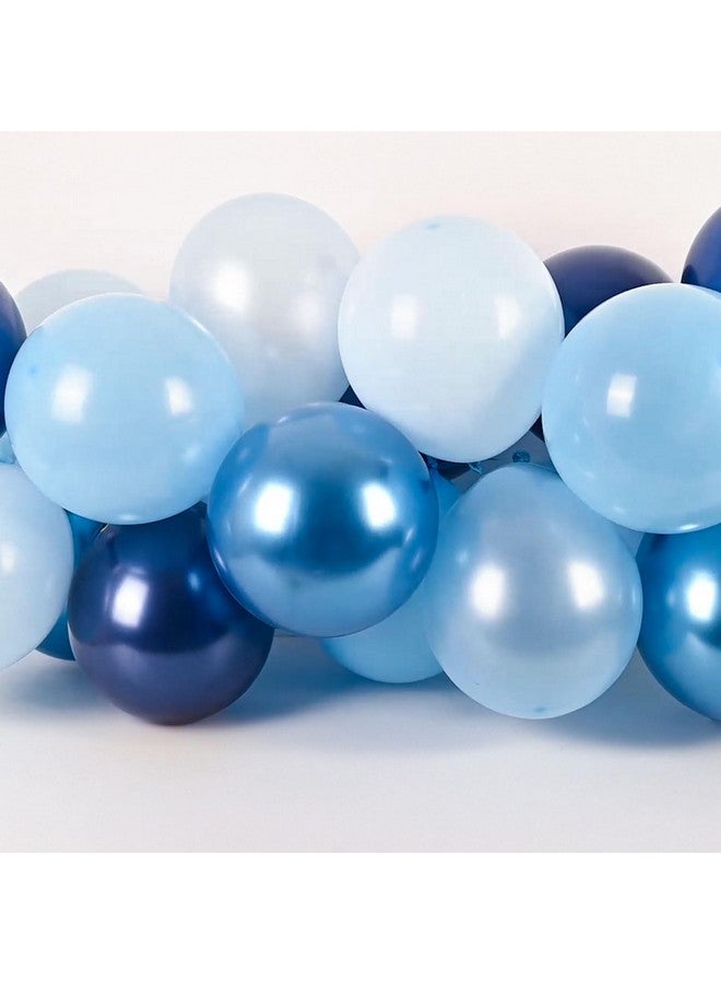 Togvu Blue Balloon Set, 60 Packs 12 Inches Metallic Chrome Blue Balloons Pearl Blue Balloons Macaron Baby Blue Balloons Light Blue Balloons For Bridal Shower, Wedding, Baby Shower, Birthday Party, - Image 4