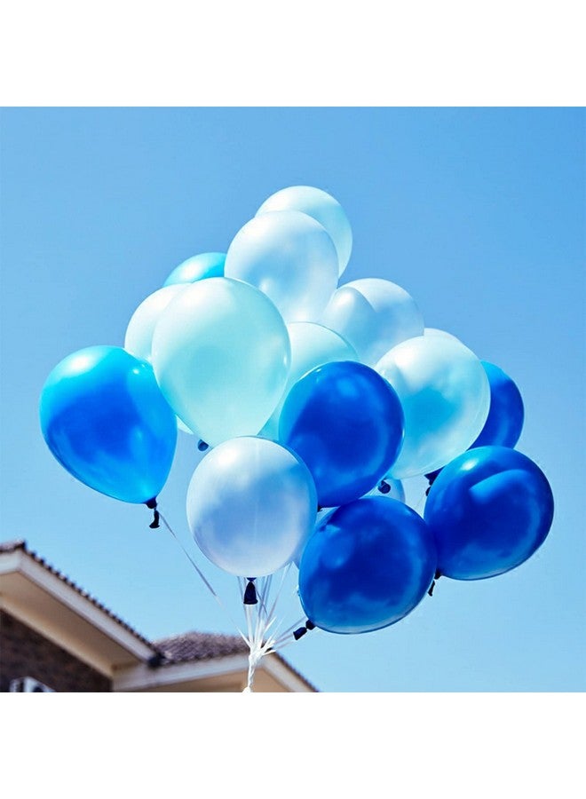 Togvu Blue Balloon Set, 60 Packs 12 Inches Metallic Chrome Blue Balloons Pearl Blue Balloons Macaron Baby Blue Balloons Light Blue Balloons For Bridal Shower, Wedding, Baby Shower, Birthday Party, - Image 3