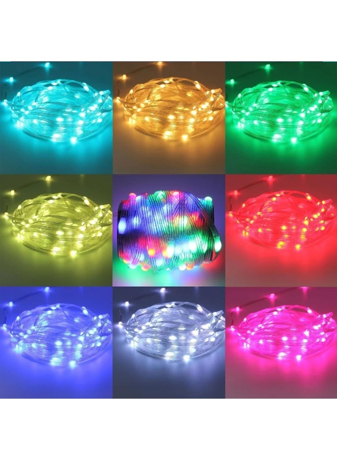 10m 100LED Lights Strips with Smart Bluetooth Control Remote, Colour Changing RGB Waterproof Strip Neon Lights for Room Decoration - Image 5
