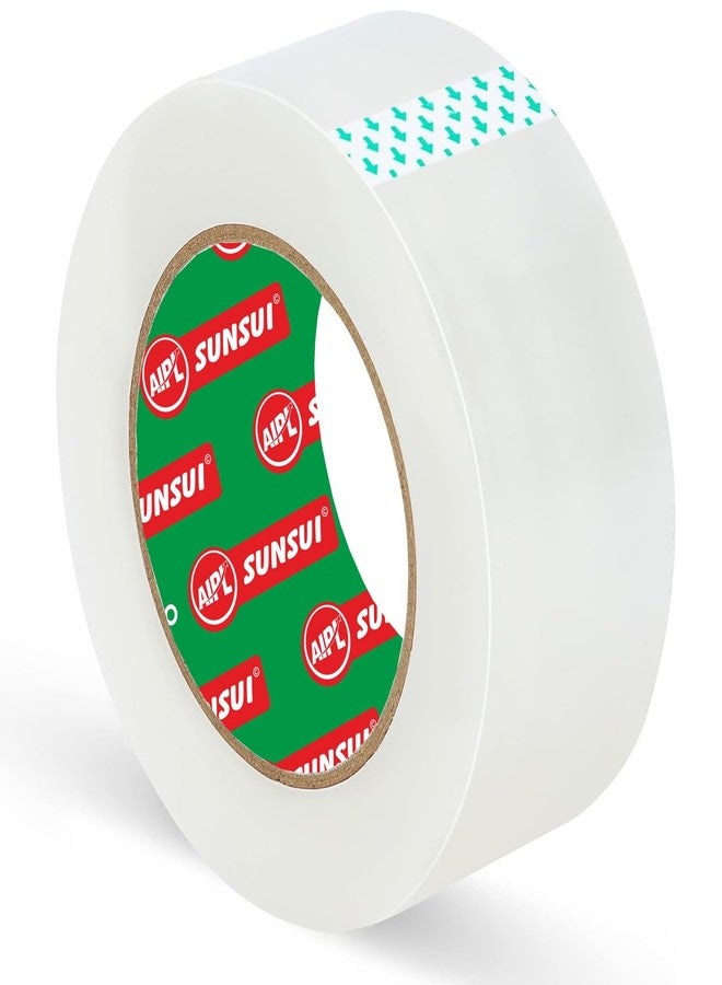 AIPL Heavy Duty Gold Category Clear Packing Tape Packaging Tape Refill Rolls 1 Rolls 72MMX100MTR for Sealing Moving Shipping Office&Storage - Image 1